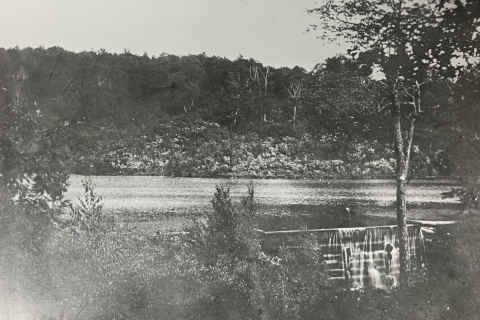 Dam on Lindenwood Lake c. 1900 
HBS Archives, Gift of Porter S. Pierson, son of J. Q. Pierson