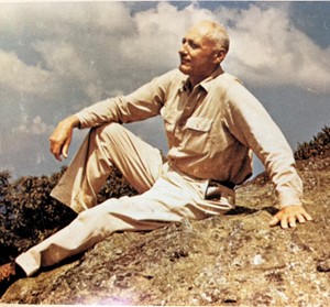 Tabled Table Map "T. Peden Anderson's Lindenwood Lake Property Highlands, NC, Survey completed May 10, 1924" by J. Q. Pierson Surveyor, (John Quincy, 1881-1956)