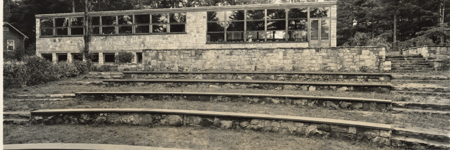 The Highlands Museum's outdoor amphitheater, opened in 1941.