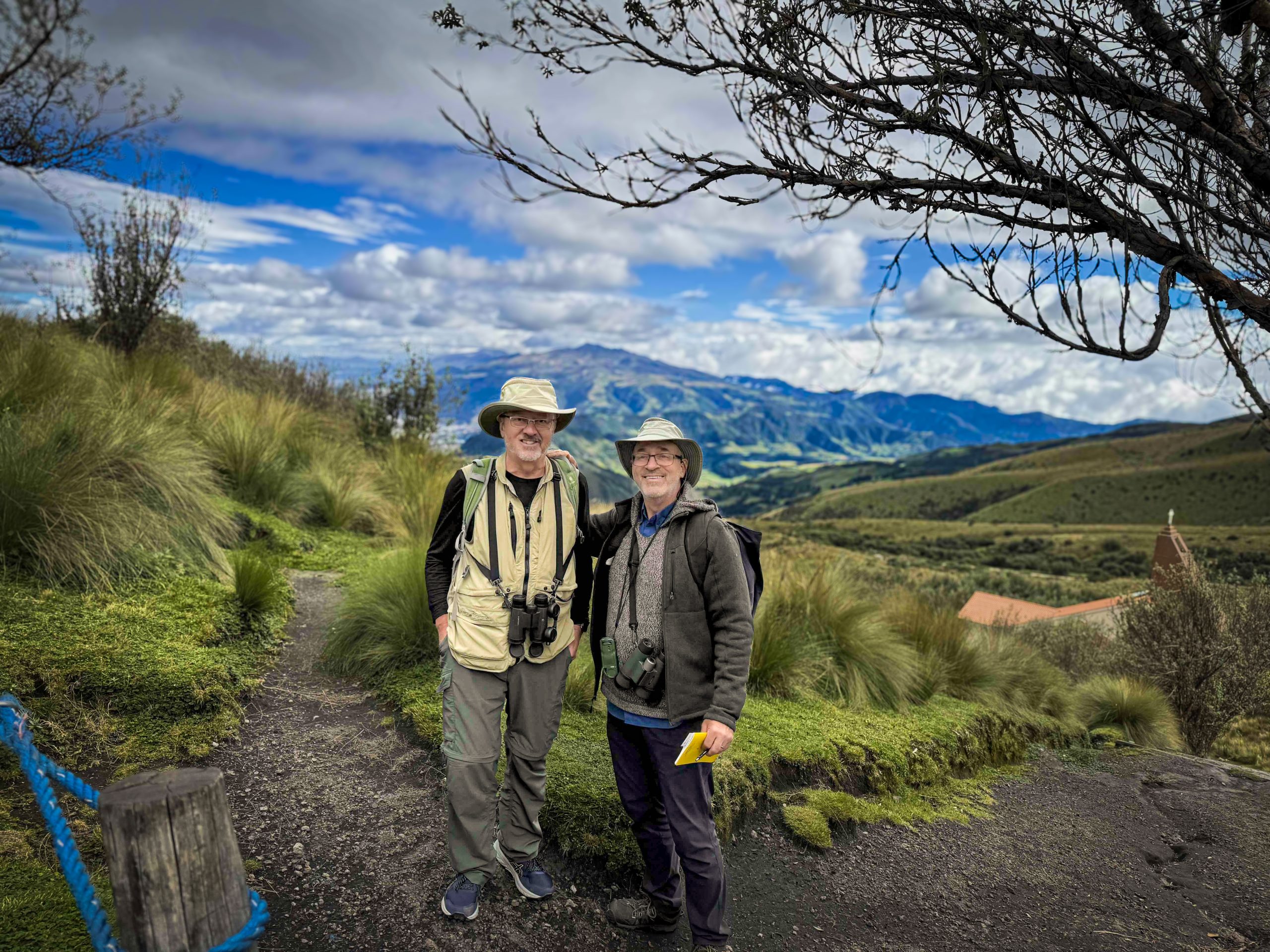 Jim Costa and Travis on Pichincha