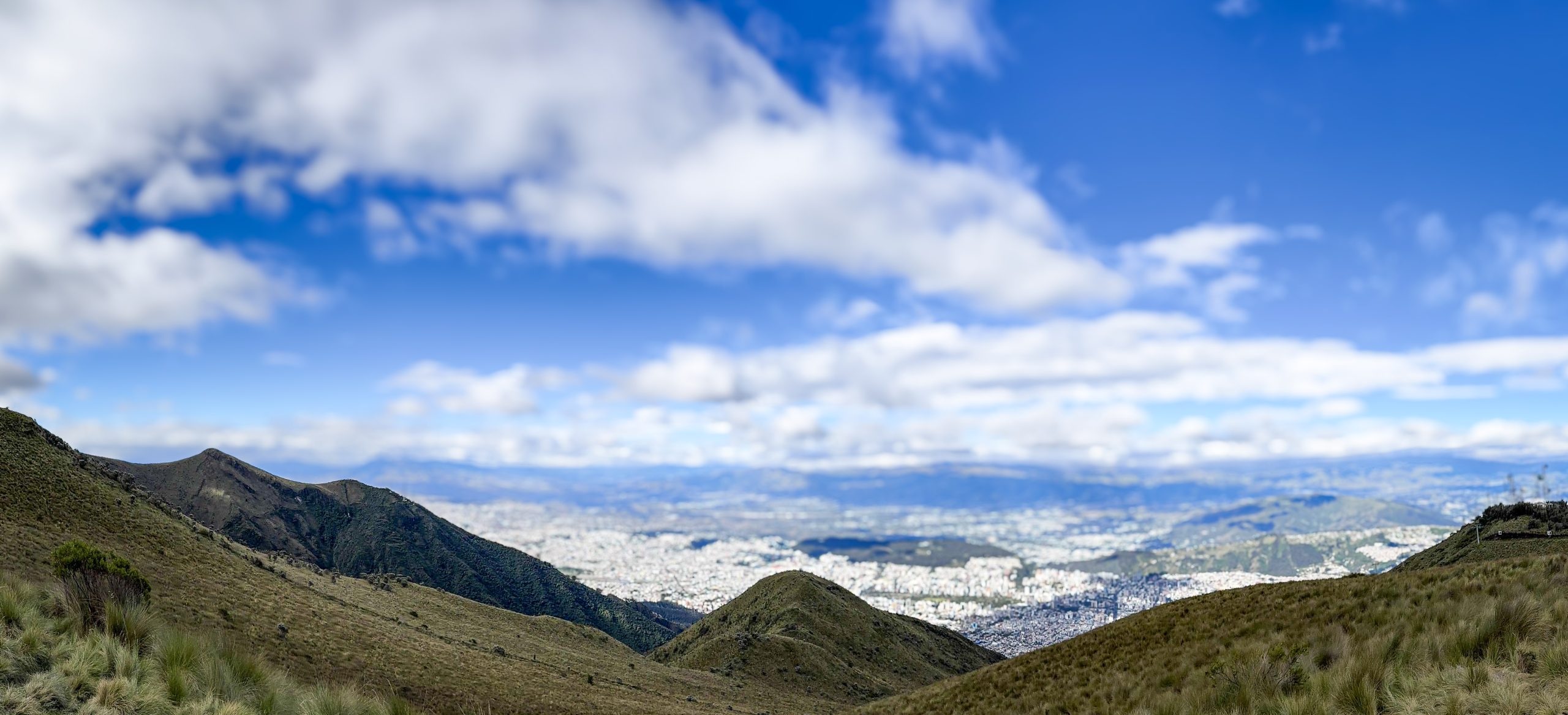 Quito panorama from Pichincha