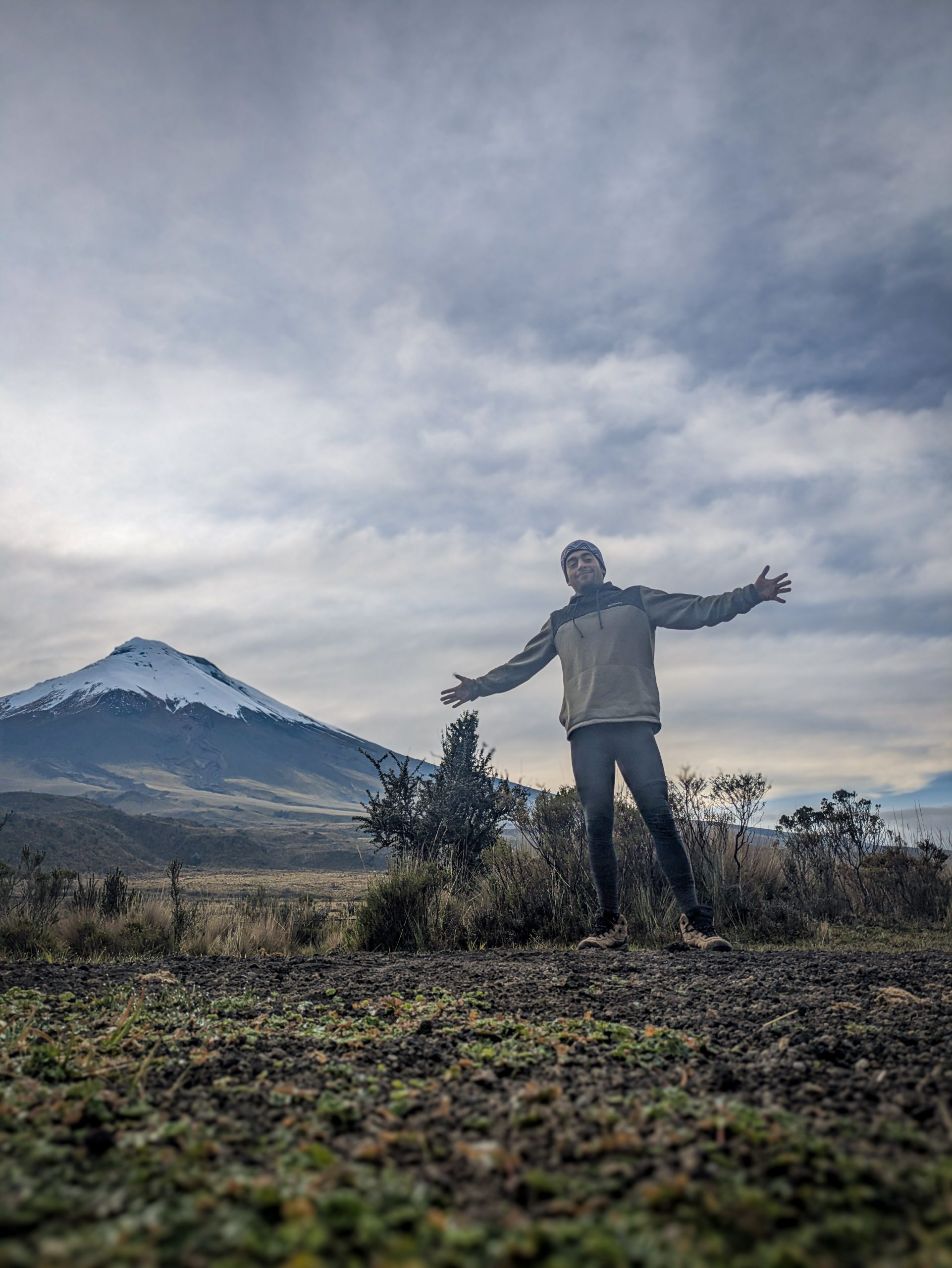 High-elevation terrain near the Cotopaxi volcano, Ecuador